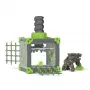 schleich ELDRADOR CREATURES BattleCave Steinbrecher, azione/avventura, mostri e draghi, mondo di pietra, 7 anni, verde, grigio