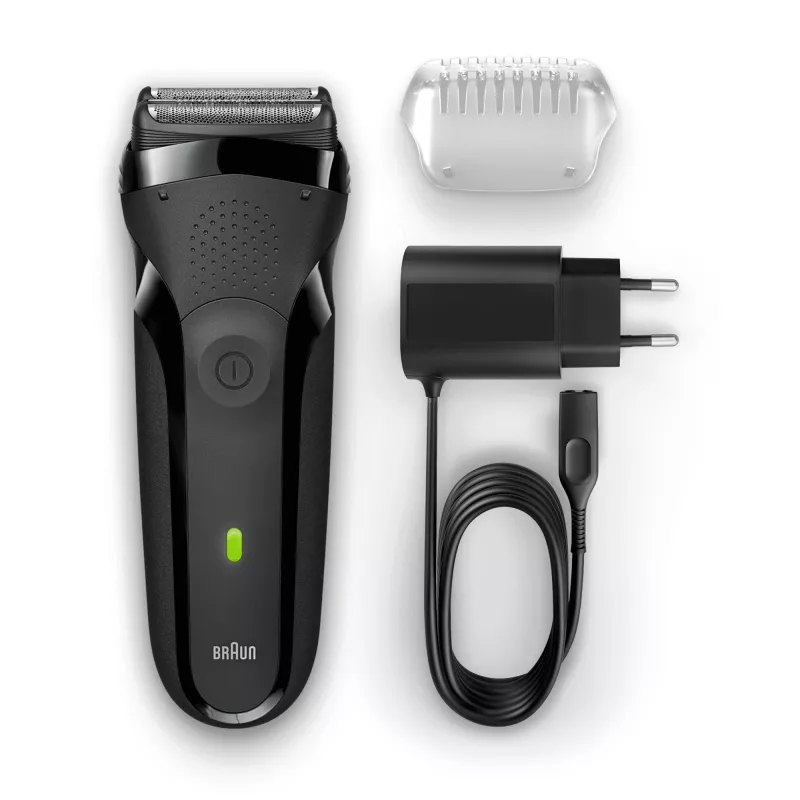 Braun Series 3 300s rasoio a lamina trimmer nero