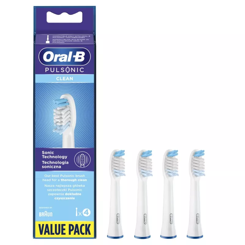 Oral-B Pulsonic Clean 4 pz. bianco