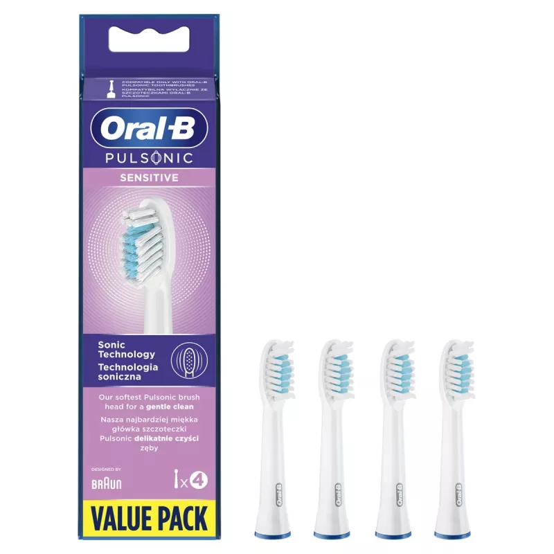 Oral-B Pulsonic Sensitive 4 pz. bianco