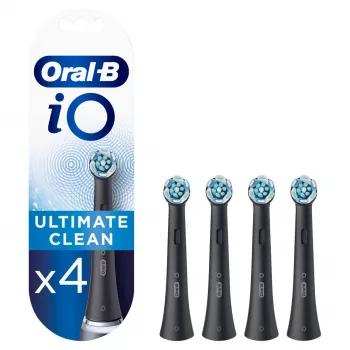 Oral-B iO Ultimate Clean ORAIOB4BK testina per spazzolino 4 pz. nero