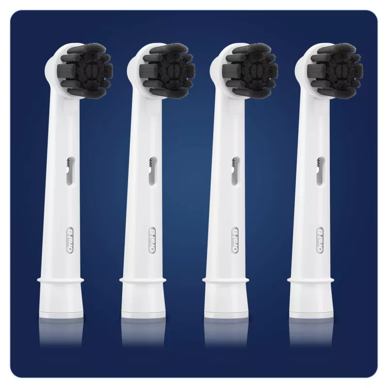 Oral-B Pure Clean testine di ricambio per spazzolino, 4 pezzi, bianche (350053)