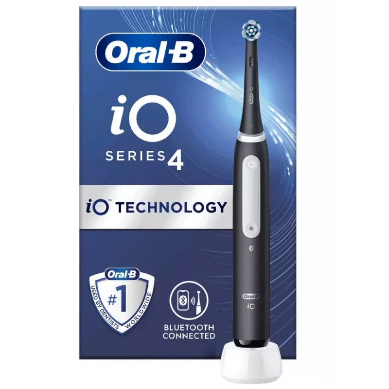 Oral-B iO 4 spazzolino elettrico rotante per adulti nero