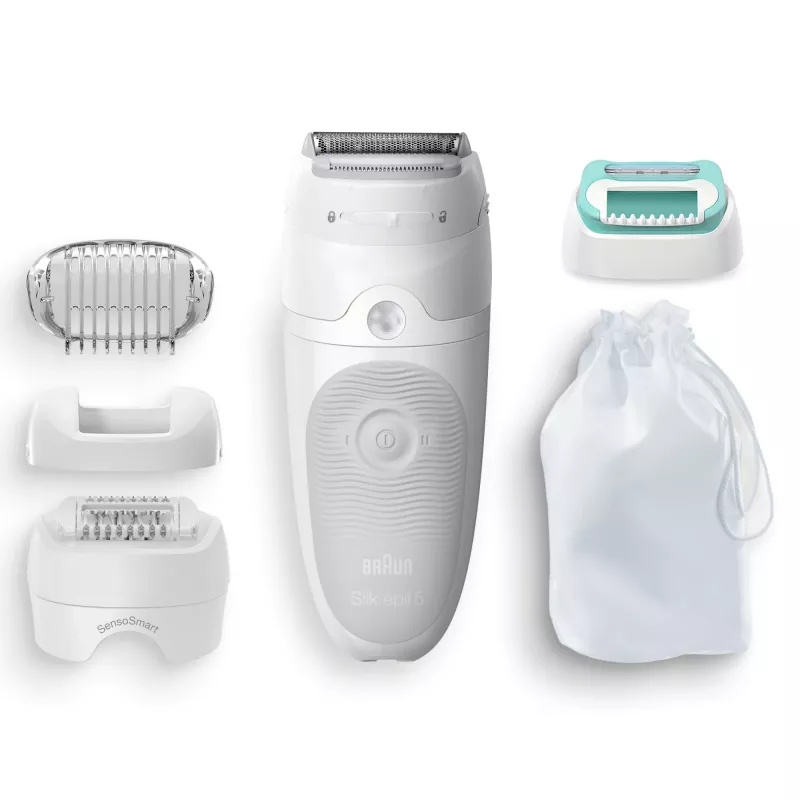 Braun Silk-épil 5 81770430 epilatore 28 pinzette bianco