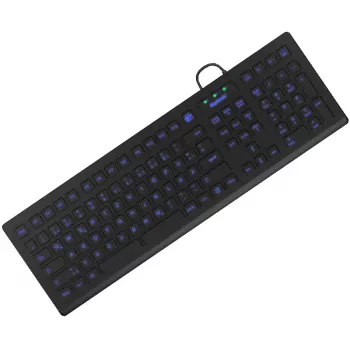 KeySonic KSK-8031INEL-B (DE) tastiera industriale USB QWERTZ tedesco nero