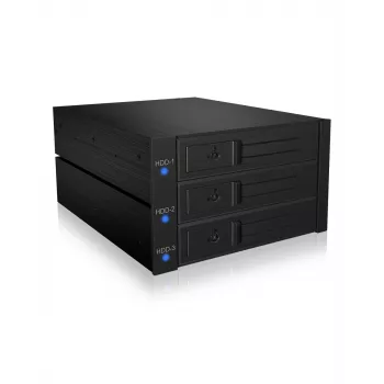 ICY BOX IB-573SSK-12G 8,89 cm (3,5 pollici) backplane nero