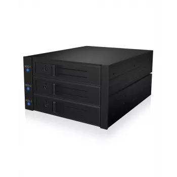 ICY BOX IB-573SSK-12G 8,89 cm (3,5 pollici) backplane nero