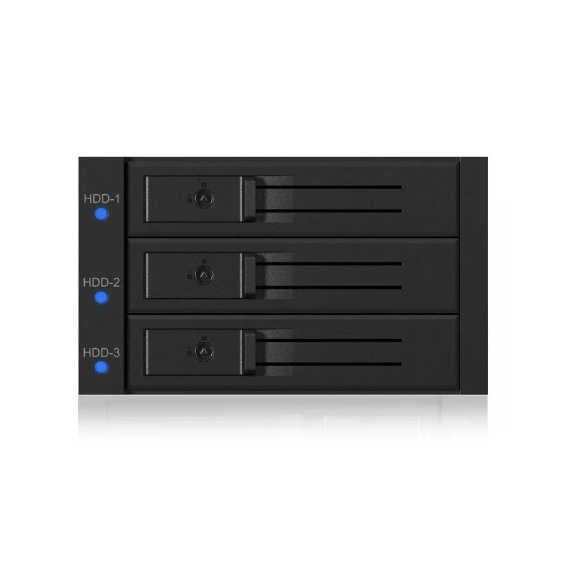 ICY BOX IB-573SSK-12G 8,89 cm (3,5 pollici) backplane nero