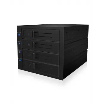 ICY BOX IB-574SSK-12G 8,89 cm (3,5 pollici) backplane nero
