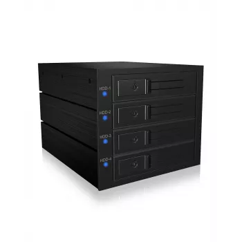 ICY BOX IB-574SSK-12G 8,89 cm (3,5 pollici) backplane nero