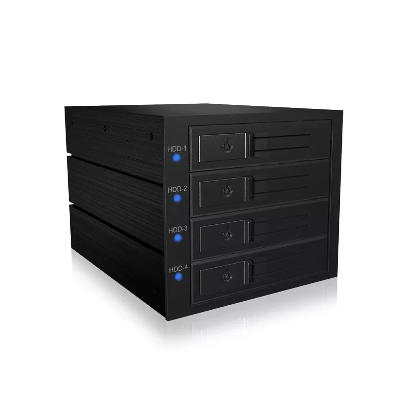 ICY BOX IB-574SSK-12G 8,89 cm (3,5 pollici) backplane nero