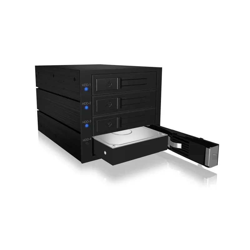 ICY BOX IB-574SSK-12G 8,89 cm (3,5 pollici) backplane nero