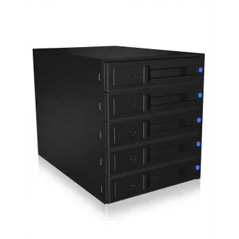 ICY BOX IB-575SSK-12G 8,89 cm (3,5 pollici) backplane nero
