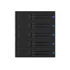 ICY BOX IB-575SSK-12G 8,89 cm (3,5 pollici) backplane nero