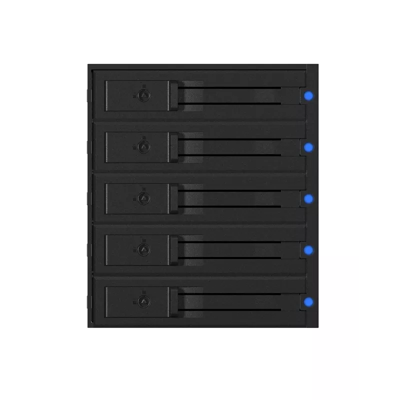 ICY BOX IB-575SSK-12G 8,89 cm (3,5 pollici) backplane nero