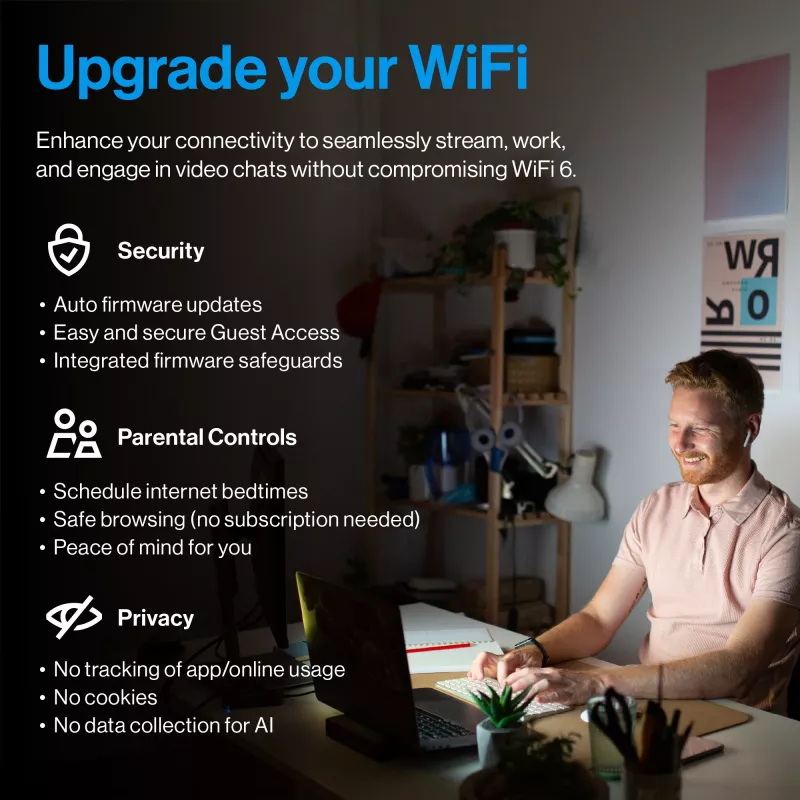 Linksys Velop Micro 6 Sistema mesh – Dual-Band WiFi 6 AX3000 (confezione da 3)