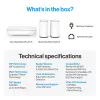 Linksys Velop Micro 6 Sistema mesh – Dual-Band WiFi 6 AX3000 (confezione da 3)