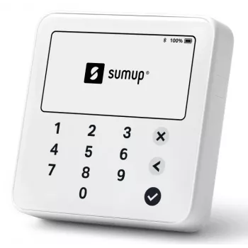SumUp Solo Lite Lettore di carte intelligente Batteria Bluetooth Bianco