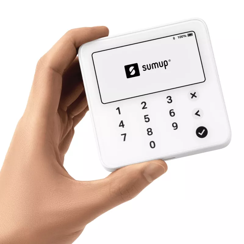 SumUp Solo Lite Lettore di carte intelligente Batteria Bluetooth Bianco