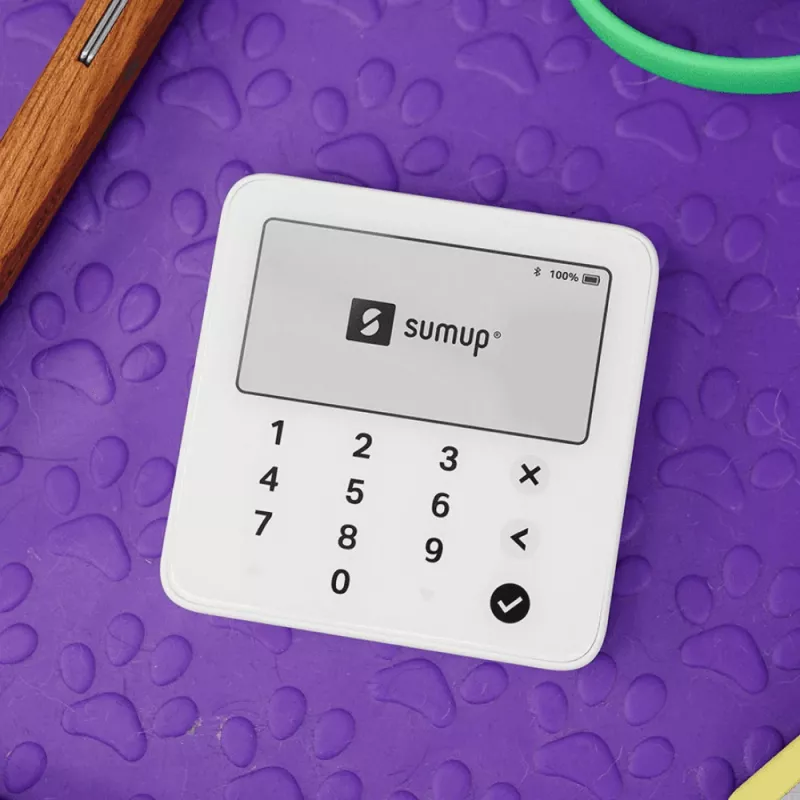 SumUp Solo Lite Lettore di carte intelligente Batteria Bluetooth Bianco