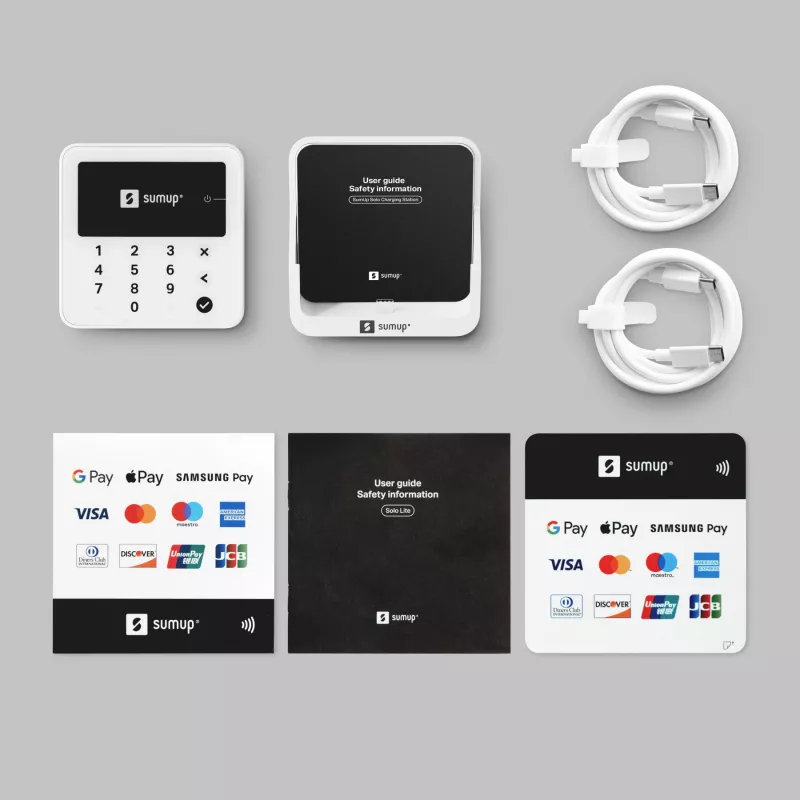 SumUp Solo Lite Lettore di smart card Batteria Bianco