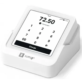 SumUp Solo Lettore di smart card Batteria Wi-Fi Bianco