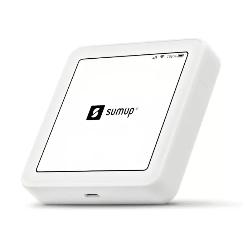 SumUp Solo Lettore di smart card Batteria Wi-Fi Bianco