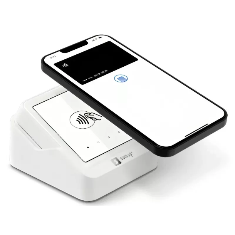 SumUp Solo Lettore di smart card Batteria Wi-Fi Bianco