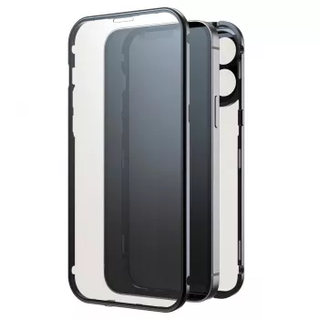 Hama 360° Glas custodia per cellulare copertura nero per iPhone 15 Pro Max 6,7