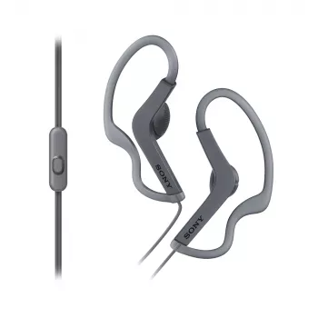 Sony MDRAS210APB headset con filo archetto sport nero