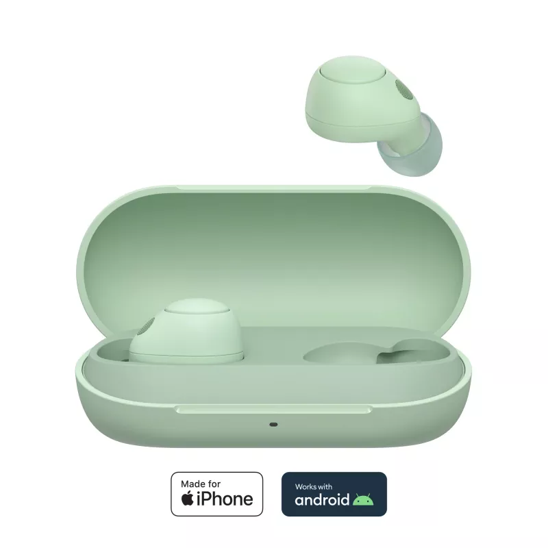Sony WF-C700N Headset True Wireless Stereo (TWS) In-Ear chiamate/musica Bluetooth verde