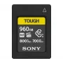 Scheda di memoria CFexpress tipo A Sony CEA-M960T — 960 GB, lettura 800 MB/s, scrittura 700 MB/s, resistente a polvere/urti/umidità