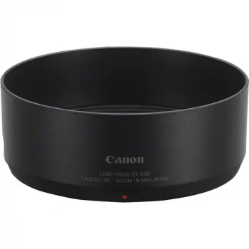 Paraluce Canon ES-65B per RF50mm F1.8 STM — rotondo, nero