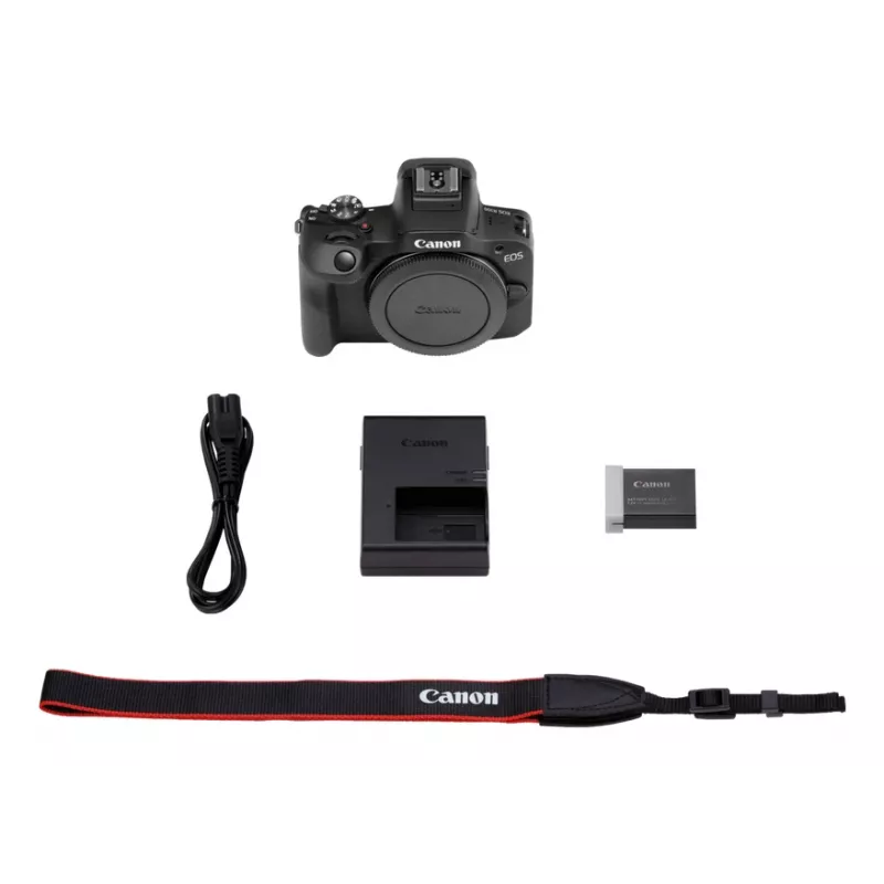 Corpo macchina mirrorless Canon EOS R100, 24,1 MP CMOS, 6000×4000, 4K, nero