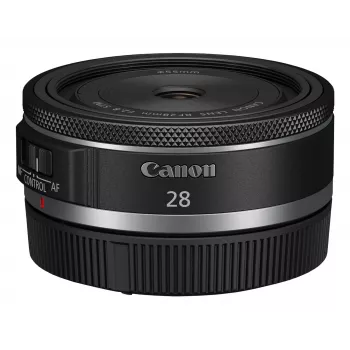 Obiettivi fotocamera Canon grandangolare RF 28 mm F2.8 STM, nero