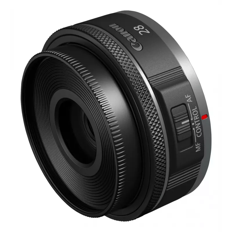 Obiettivi fotocamera Canon grandangolare RF 28 mm F2.8 STM, nero