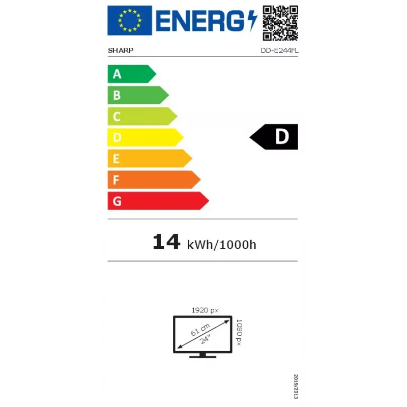 Monitor LCD Sharp MultiSync E244FL 61 cm (24