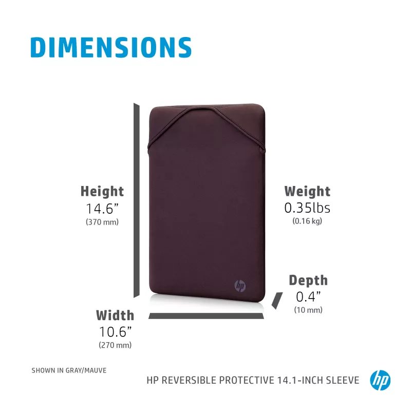 Custodia per laptop HP Reversible Protective 14,1 inch Geo, custodia, 160 g