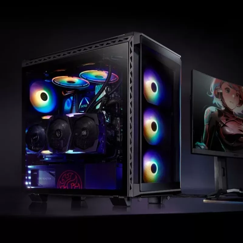 Case PC XPG BATTLECRUISER Midi Tower nero