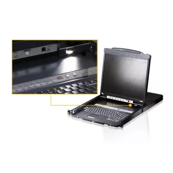 Console rack ATEN CL5808N 48,3 cm (19