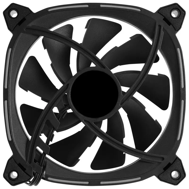 Ventola PC Aerocool ASTRO12 12cm LED RGB antivibrazione 6 pin nero