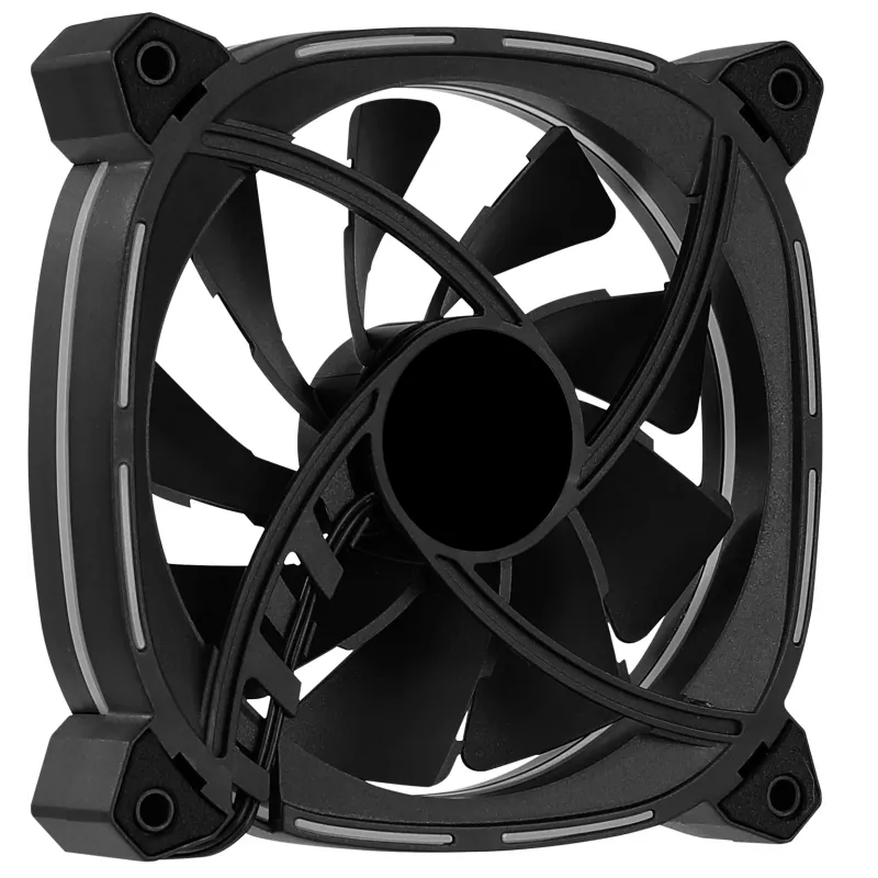 Ventola PC Aerocool ASTRO12 12cm LED RGB antivibrazione 6 pin nero