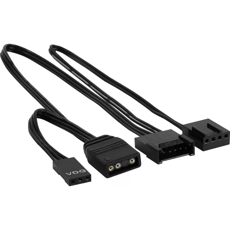 Ventola PC Aerocool ASTRO12 12cm LED RGB antivibrazione 6 pin nero