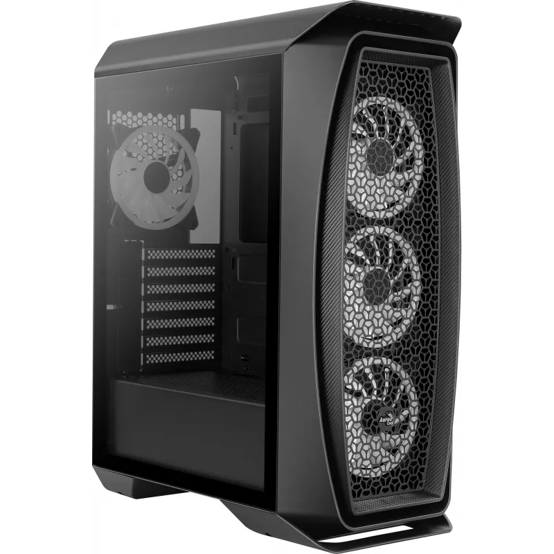 Aerocool Aero One Duo case PC ATX 4x ventole ARGB 12 cm + griglia frontale