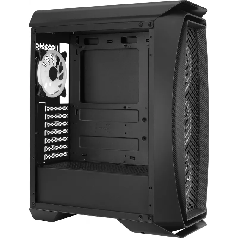 Aerocool Aero One Duo case PC ATX 4x ventole ARGB 12 cm + griglia frontale