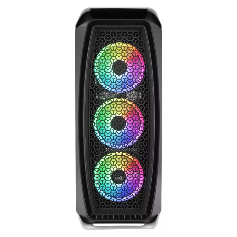 Aerocool AEROONEDUOWHV1 case gaming ATX 4x ventole ARGB bianco