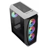 Aerocool AEROONEDUOWHV1 case gaming ATX 4x ventole ARGB bianco