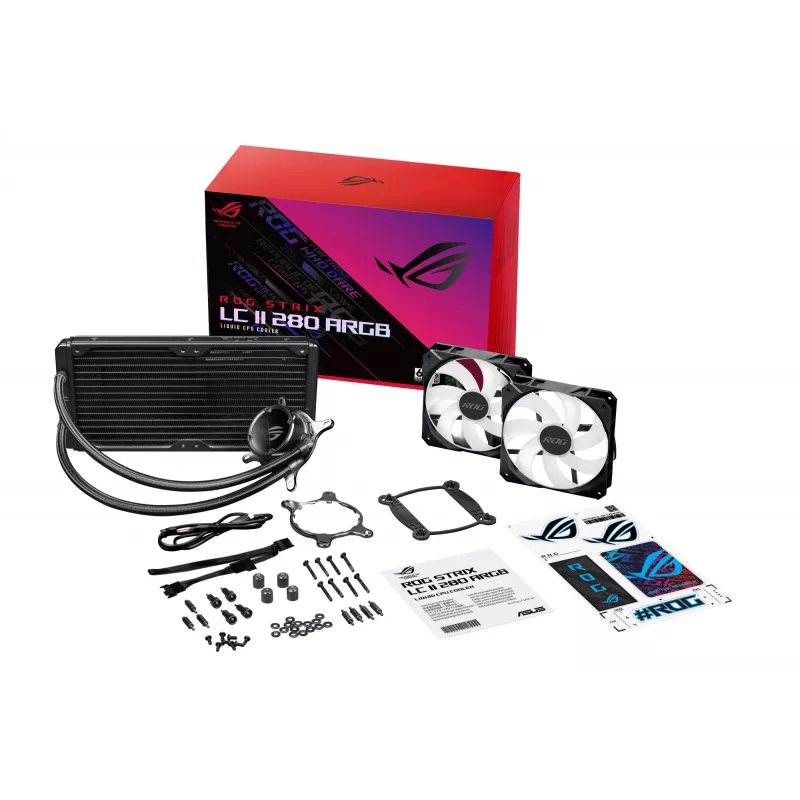 ASUS ROG STRIX LC II 280 ARGB dissipatore liquido all-in-one per processore 14 cm nero 1 pz.
