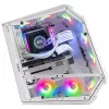 Mars Gaming MC51W case PC gaming ATX bianco con doppio vetro temperato, 5x ventole RGB 12cm