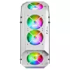 Mars Gaming MC51W case PC gaming ATX bianco con doppio vetro temperato, 5x ventole RGB 12cm